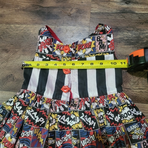 Handmade Jonah and Grace Comic Book Toddler Dress Size 2T - Picture 7 of 10